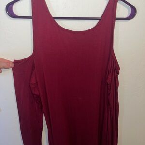 Maroon Dress